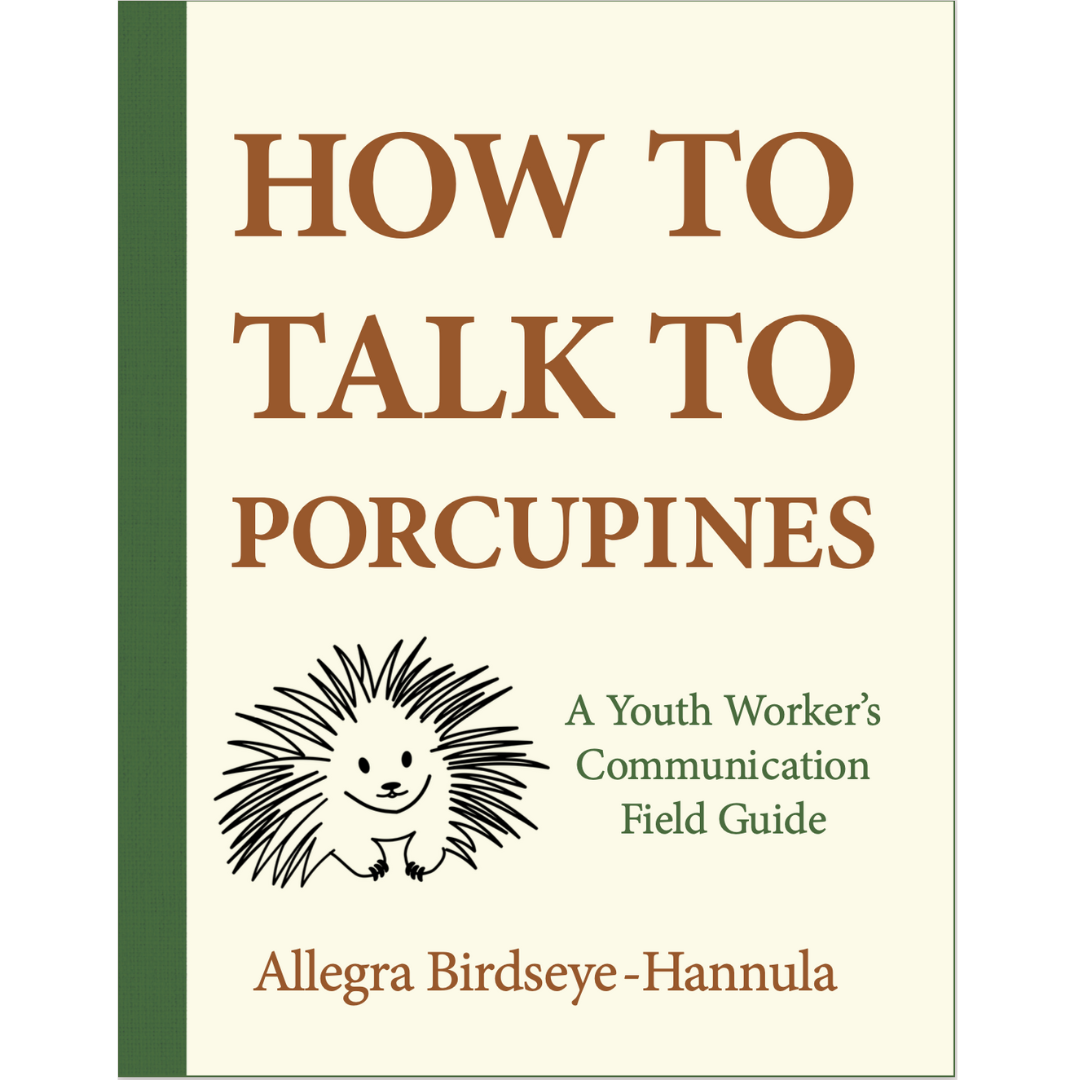 Image of the book "How to Talk to Porcupines: A Youth Worker's Communication Field Guide," by Allegra Birdseye-Hannula